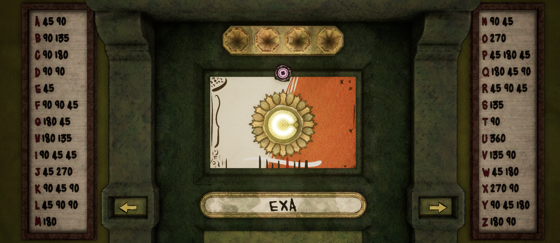 The main puzzle that makes the player unlock new camera angles